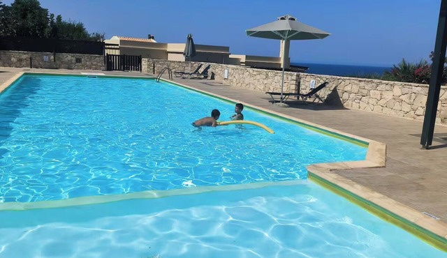 Apartment 100 m from the beach! Wonderful view to the sea, 3 beaches, quiet in Panormos