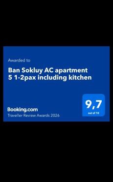 Ban Sokluy AC apartment 5 1-2pax including kitchen