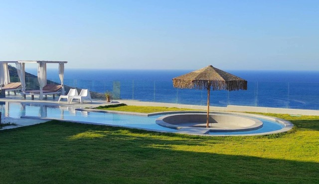 Blue Vedere Private Villa with Sea View in Agia Pelagia