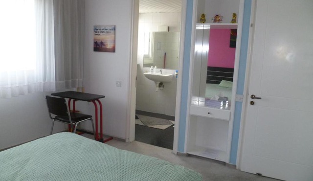 Double room with ensuite bathroom at Datacom building in Nicosia