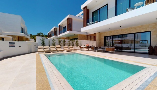 Endearing Cyprus Seaview Villa Nikea | 4 BDR | Private Pool | Prime Location |. in Protaras