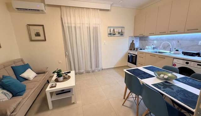Fully renovated apartment, located just 100 meters from the beach. in NEA POTIDAIA