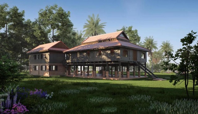 Hok Sokol's Villa by Ream Lek