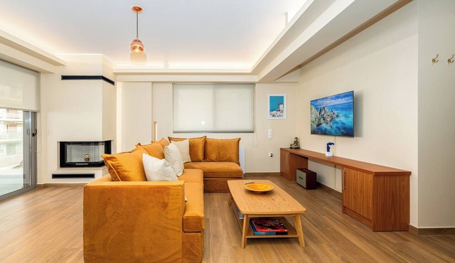 Luxury 3-bed - Parking - 500Mbps - Riviera in Paleo Faliro