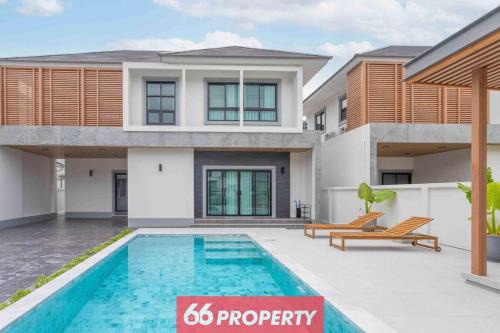 Minimalist 3BR Home with Private Pool CM