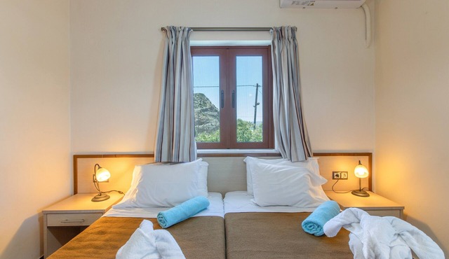 One Bedroom Beachfront Apartment with Sea View in Agia Galini in Agia Galini