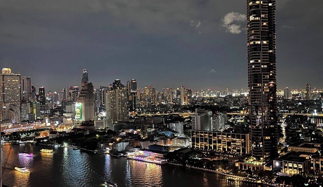 Panoramic River View Condo, Long Stay in Khlong San