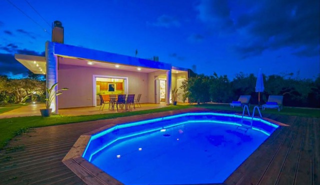 Private Villa Lima in Chania with Pool & Hot Tub in Vamos