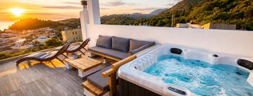 Rustic House Smaro Embonas - Jacuzzi Experience in Émbonas