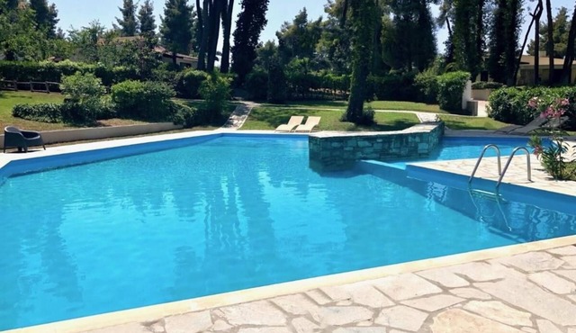 Sani Villa Luna With Swimming Pool in Kassandra