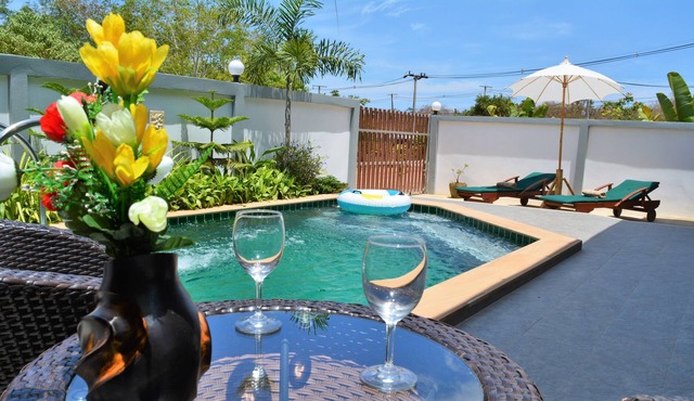 Sitara Villa 1, two bedroom modern style villa with private pool & garden