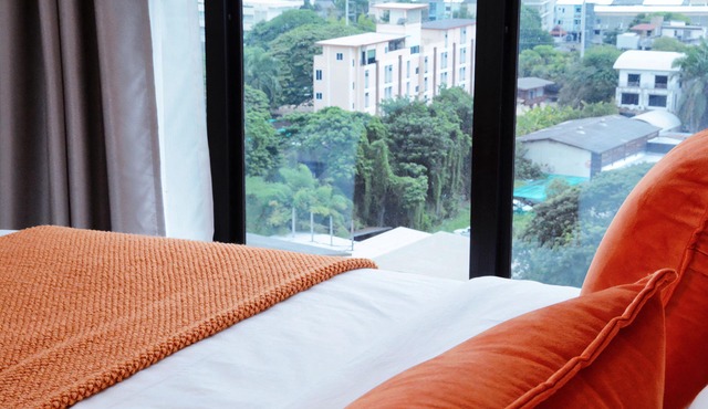 Sky river room overlooking the City of ChiangMai