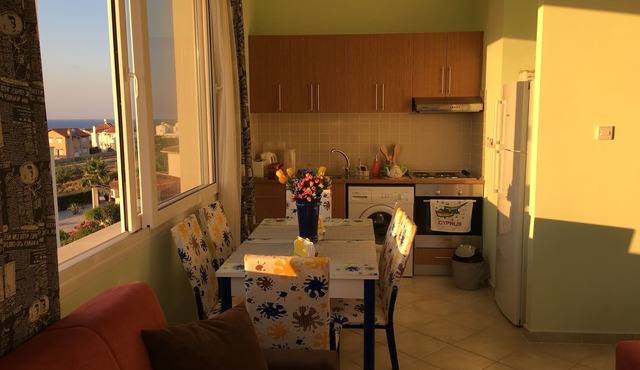 Sunset and sea view dream apartment in Esentepe - Girne