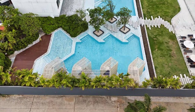 two-bedroom Beachfront at Veranda Residence in Sattahip