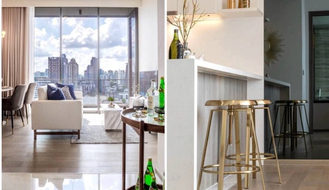 Ultra Stylish Asok Terminal 21 Sleeps 4 near BTS
