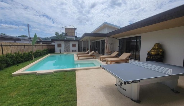 Villa Pauzo - Piscine Spa et Baby foot privé - 5 minutes de marche des plages - Lamai