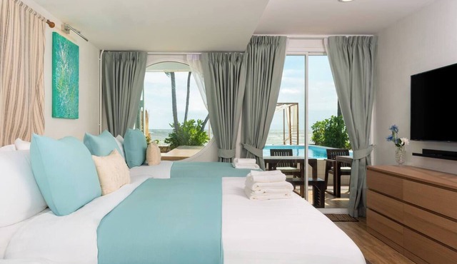 Wander at Bayside 19 | Ground-floor Beach Suite + Kitchen (sleeps 6)