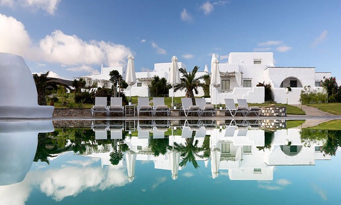Naousa Villa | Angels Sea pool view Superior Villa Medusa
