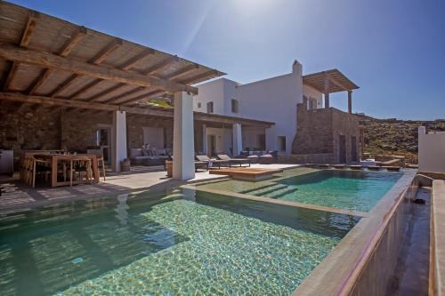 Faros Armenistis Villa | AURA Seaview Sunset Pool Villa - Six Bedrooms