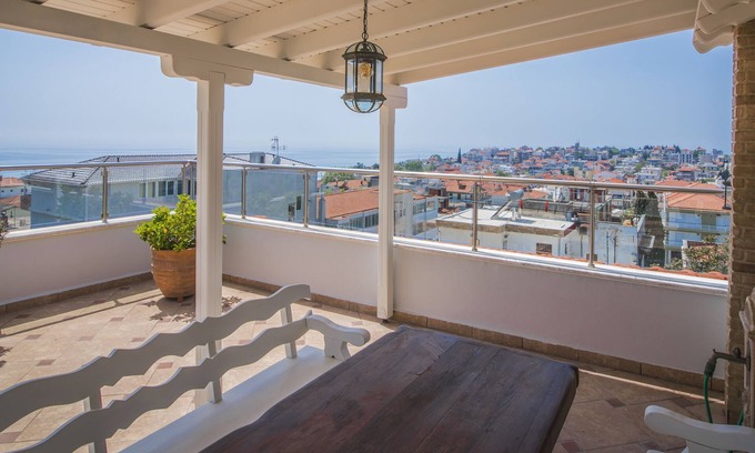 Kallikratia Apartment | Kappa Rooms Penthouse Apartment