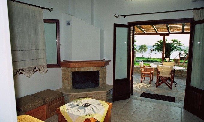 Lefokastron Apartment | Quiet Beachside Spacious Bungalows + Amazing Seaview + Pool