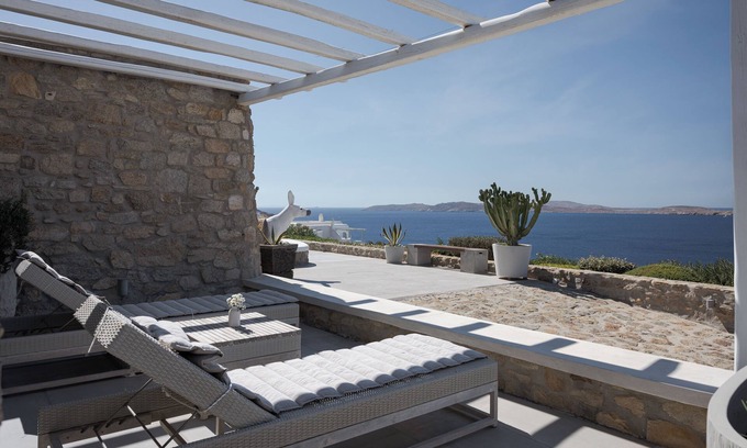 Agios Ioannis House | Spacious 6-bedroom house with WiFi and AC in lovely Mykonos