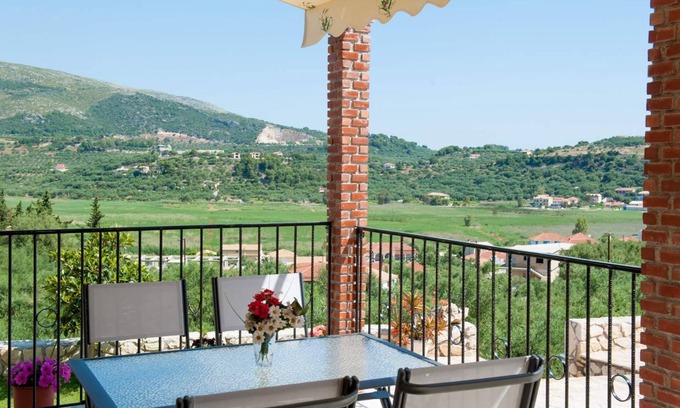 Limni Keri Villa | Villa 'Valentina' with Sea View, Pool, Private Balcony & Wi-Fi