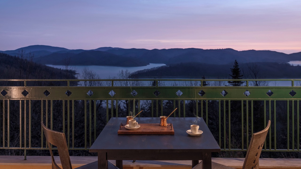 Photo of Patio Balcony in Lake Plastiras