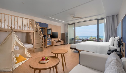 Family Sea View Suite comp scheduled sea transfers from Phuket or Krabi