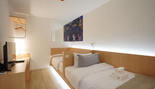 Superior Cabin with Twin Head to Head Bed (No Window)
