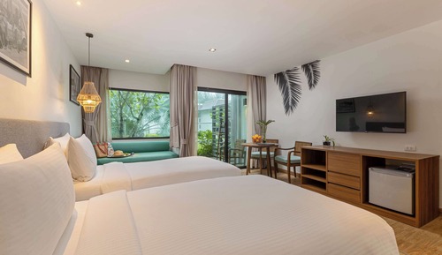 Deluxe Room, 2 Twin Beds, Terrace (Garden )