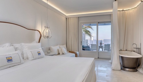 Premium Aegean Room with Private Pool and Partial Sea View