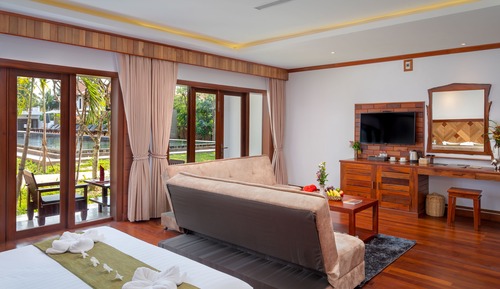 Luxury Double -Modern style -Pool view with Private balcony
