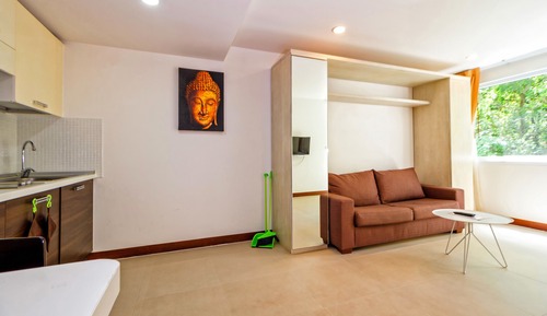 Apartment, 1 King Bed with Sofa bed, Mountain View