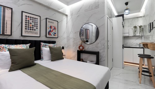 Athenian Studio with Balcony