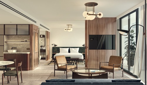 Deluxe Suite, 1 King Bed, Balcony