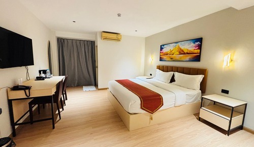 Deluxe Double Room, 1 Bedroom, Non Smoking, City View