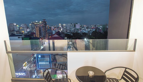 Deluxe Double or Twin Room, Balcony, City View