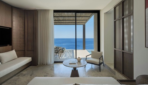 Executive Suite, 1 King, Sofa bed, Sea view, Private pool, Terrace