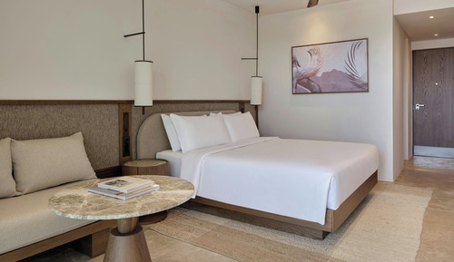 Deluxe Swim Up, Guest room, 1 King, Sea view