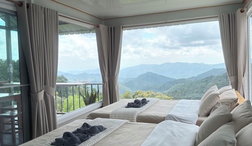 Family Quadruple Room, Non Smoking, Hill View