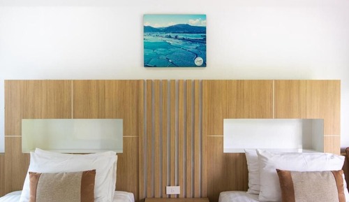 Junior Suite, 2 Twin Beds, Non Smoking, Pool View