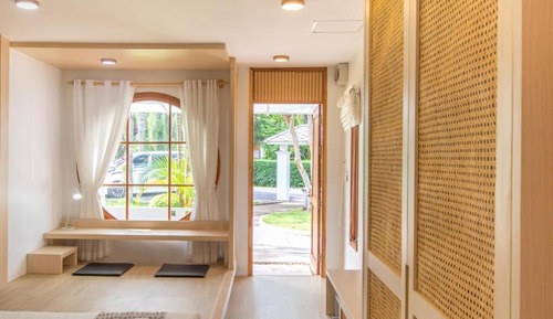 Japanese-style Villa, 1 King Bed, Non Smoking, Park View