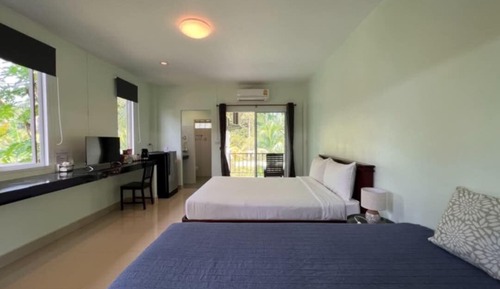 Standard Double Room, Lanai, Garden View