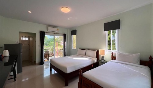 Standard Triple Room, Lanai, Garden View