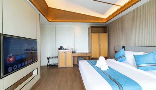 Luxury Villa, 1 King Bed, Sea View, Poolside