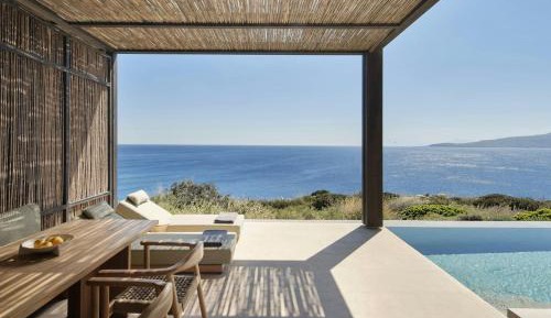 Executive Suite, 1 King, Sofa bed, Sea view, Private Pool, Terrace