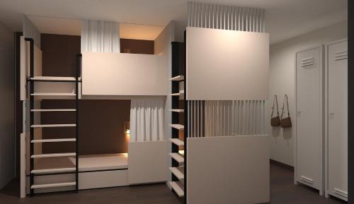 Bed in 4-Bed Female Dormitory Room