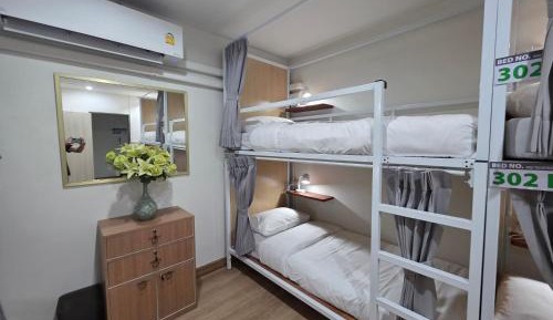 Bed in 4-Bed Male Dormitory Room