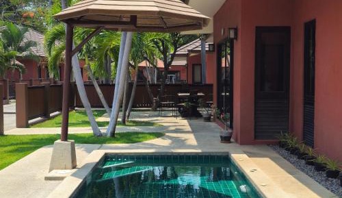 Two-Bedroom Villa Private Pool with Garden view